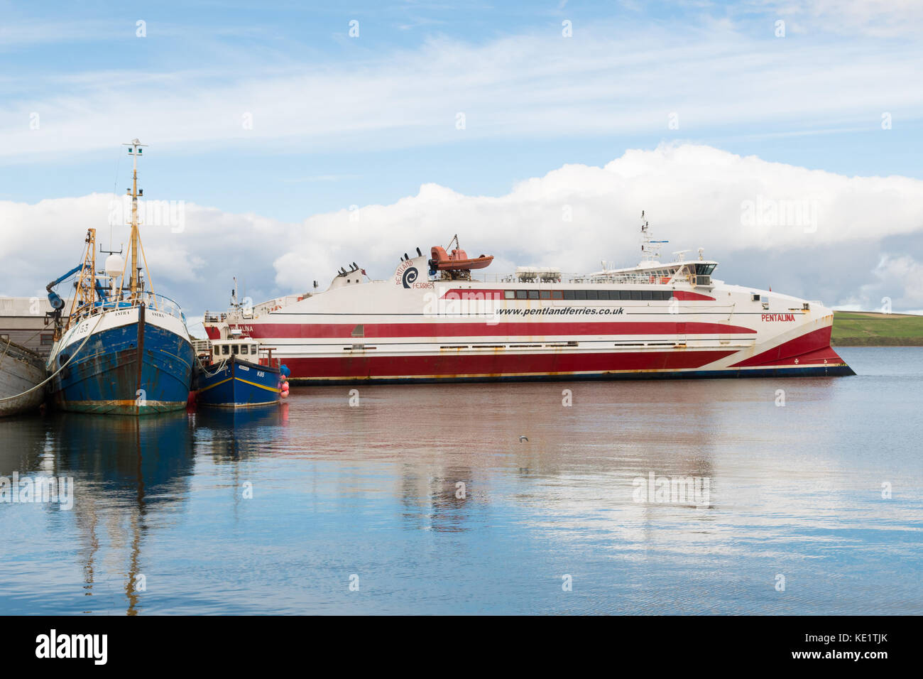 Pentland Ferries, St Margarets Hope, Orkney, Écosse, Royaume-Uni Banque D'Images