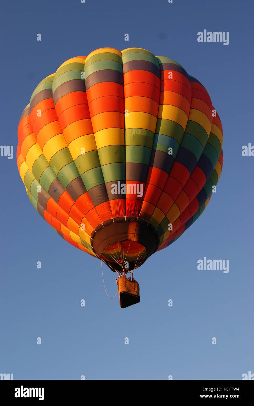Dans un ballon coloré sky Banque D'Images