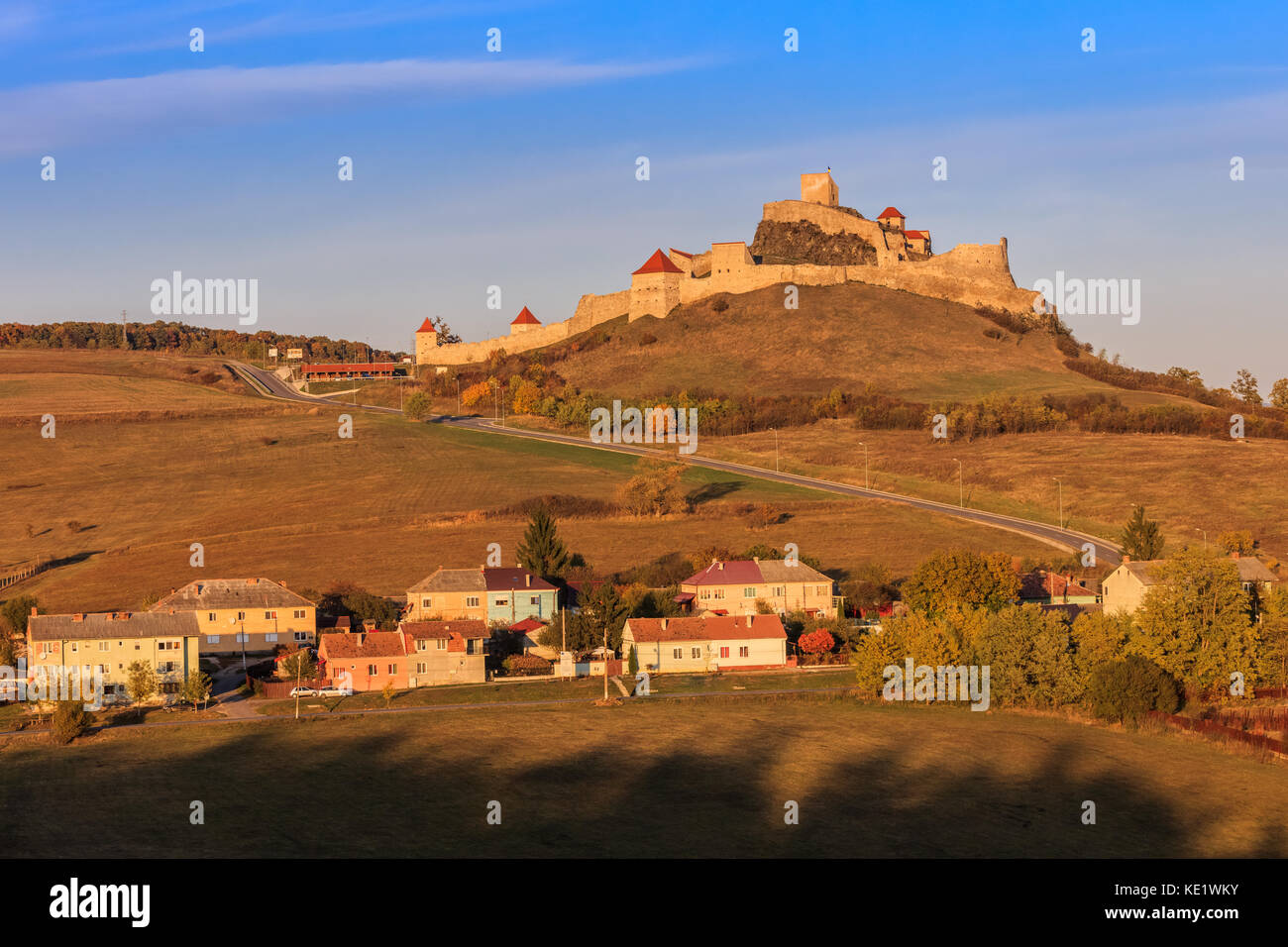 Brasov citadelle médiévale attestée d'abord en 1324, est l'un des plus anciens sites archéologiques en Roumanie Banque D'Images