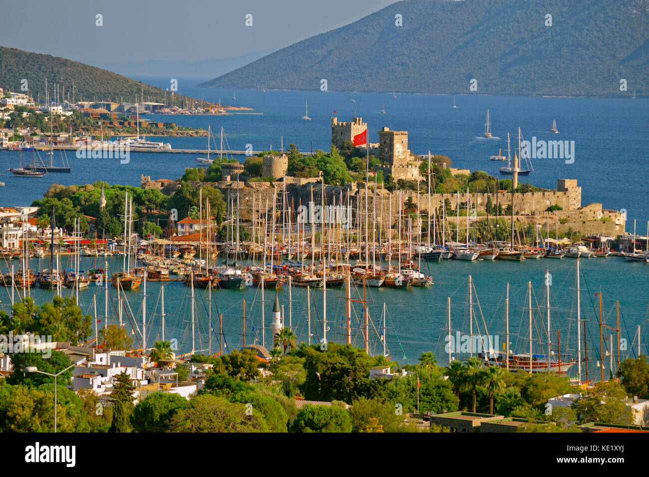 Château de Saint-Pierre à Bodrum, Province de Mugla, Turquie. Banque D'Images