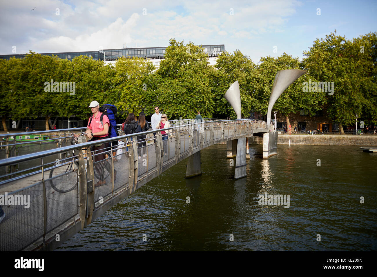 Pero's Bridge Bristol city centre Banque D'Images