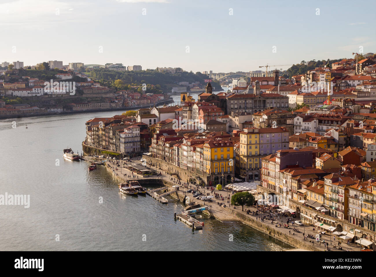 Le quartier de Ribeira de Porto Banque D'Images