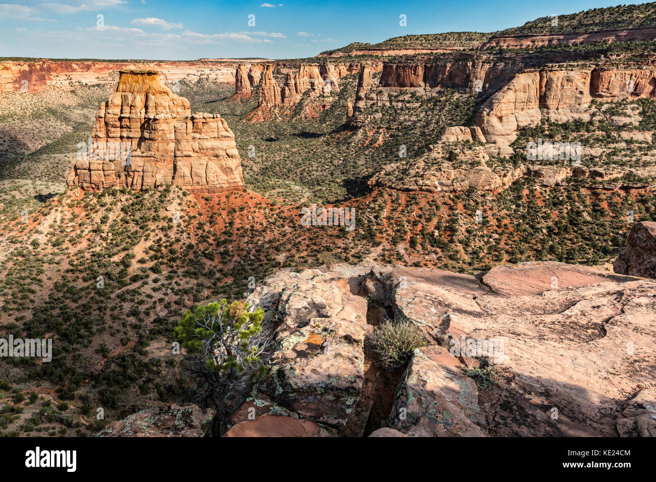 Monument Canyon, monument national du Colorado, Colorado, États-Unis Banque D'Images