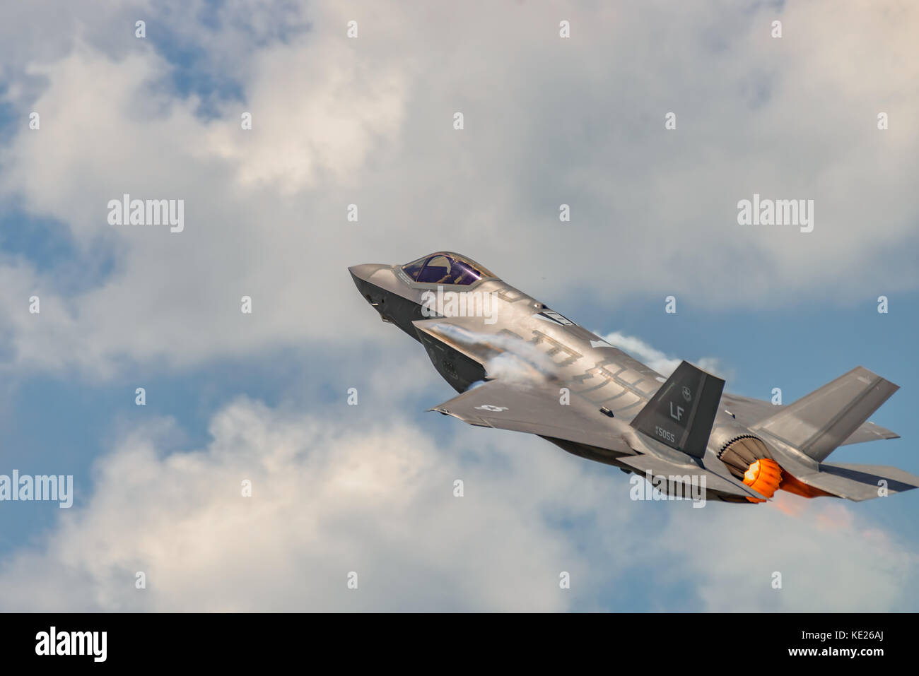New Windsor, ny - 2 juillet 2017 : le Lockheed Martin F-35 Lightning II à partir de l'aéroport international de stewart pendant le meeting aérien de new york. Banque D'Images