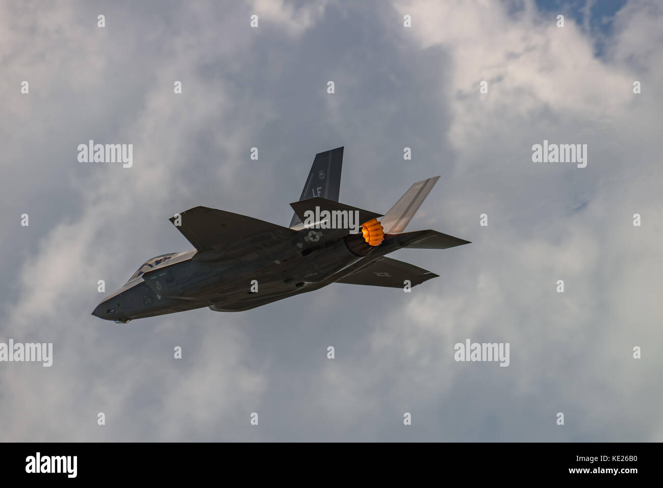 New Windsor, ny - 2 juillet 2017 : le Lockheed Martin F-35 Lightning II à partir de l'aéroport international de stewart pendant le meeting aérien de new york. Banque D'Images