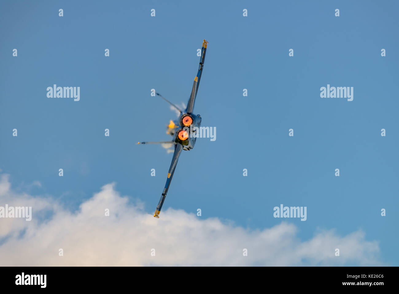 New Windsor, ny - juillet 2, 2017 : US Navy Blue angles effectuer à l'aéroport international de Stewart au cours de la new york airshow. escadron est l'officia Banque D'Images