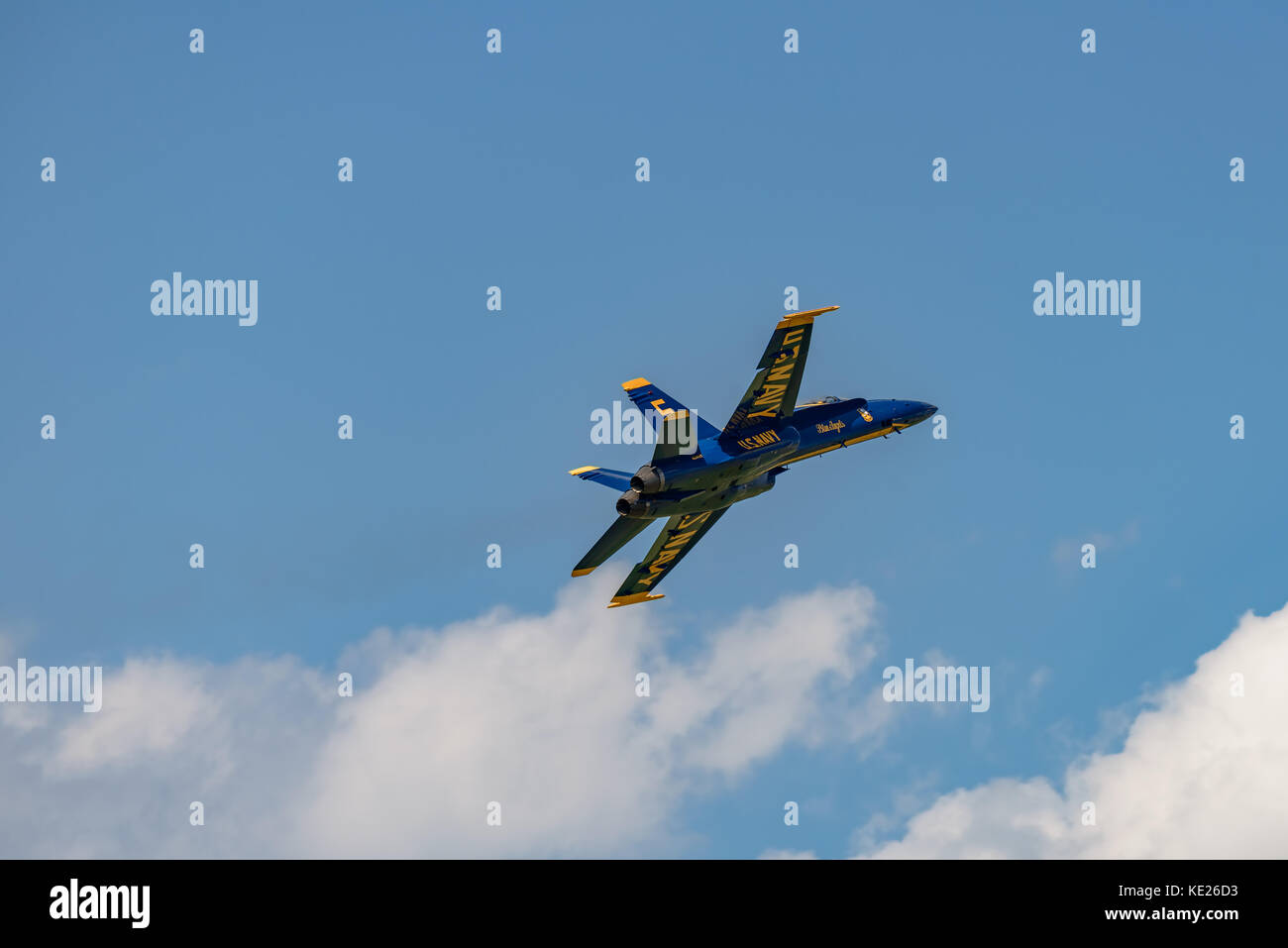 New Windsor, ny - juillet 2, 2017 : US Navy Blue angles effectuer à l'aéroport international de Stewart au cours de la new york airshow. escadron est l'officia Banque D'Images