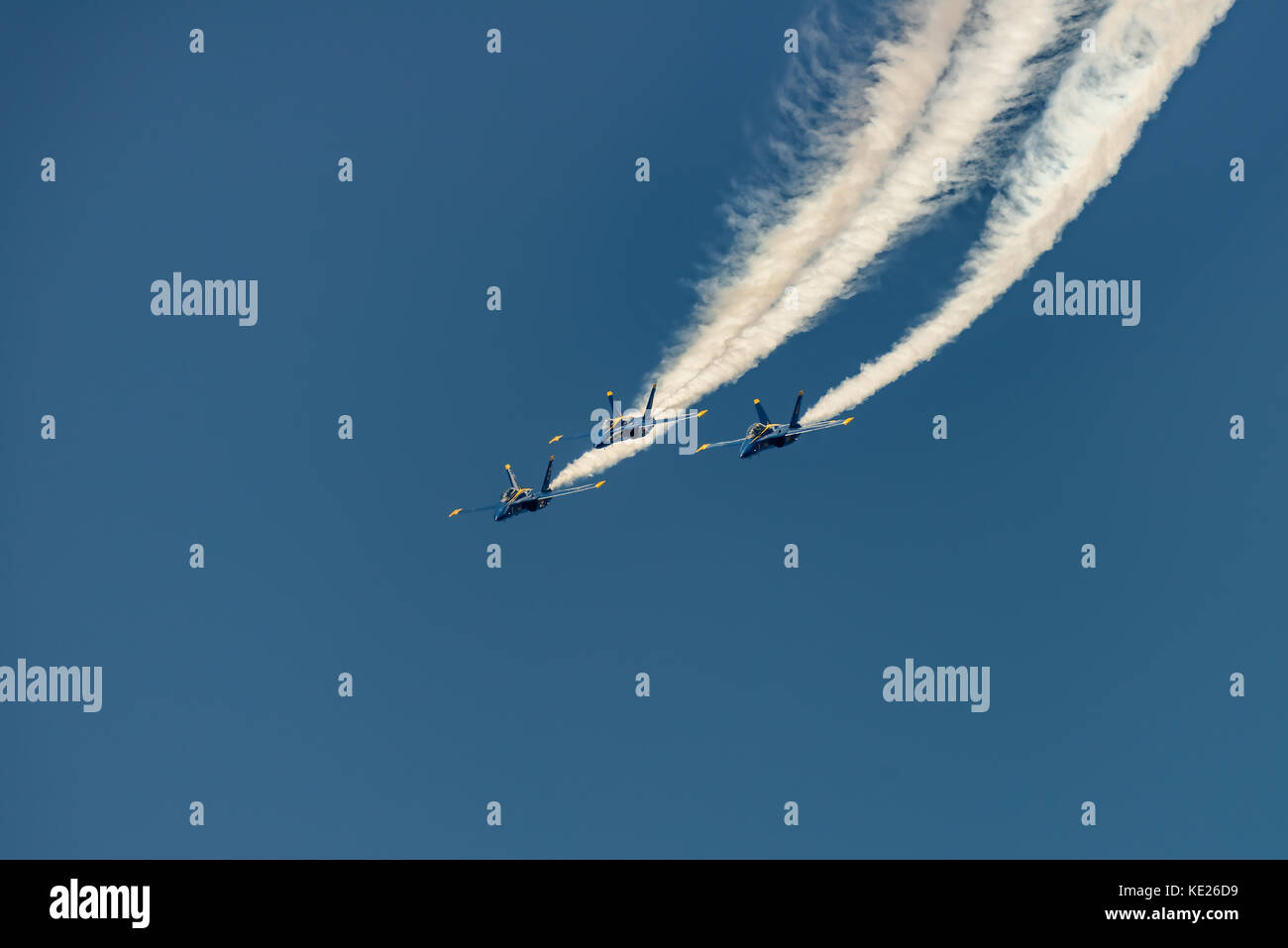 New Windsor, ny - juillet 2, 2017 : US Navy Blue angles effectuer à l'aéroport international de Stewart au cours de la new york airshow. escadron est l'officia Banque D'Images