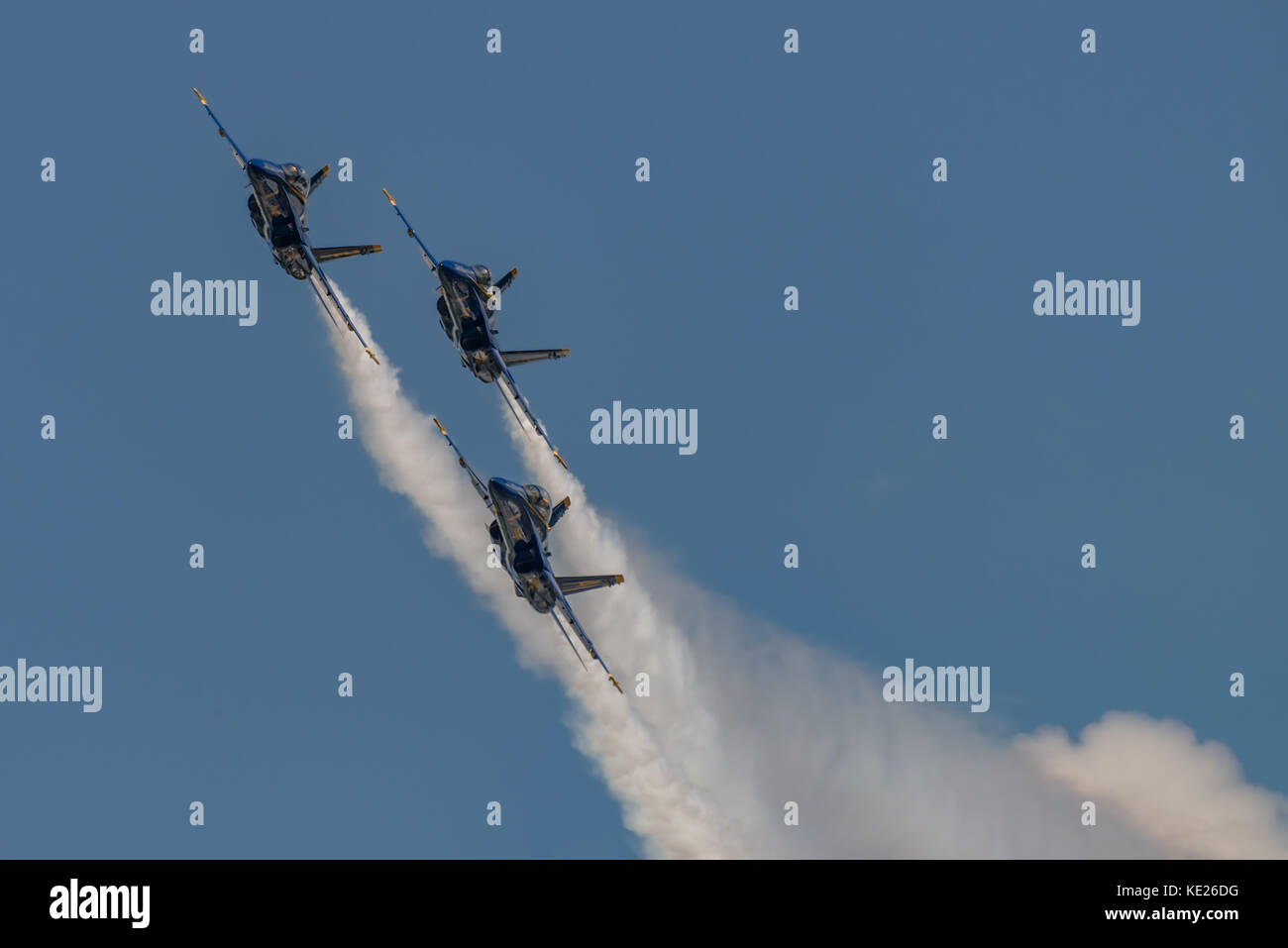 New Windsor, ny - juillet 2, 2017 : US Navy Blue angles effectuer à l'aéroport international de Stewart au cours de la new york airshow. escadron est l'officia Banque D'Images
