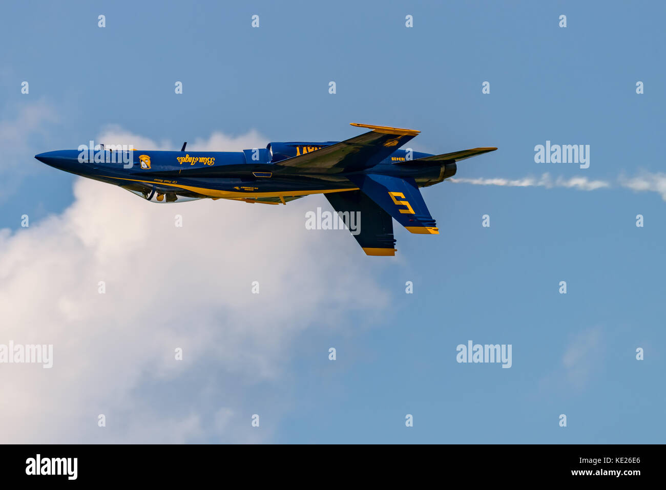 New Windsor, ny - juillet 2, 2017 : US Navy Blue angles effectuer à l'aéroport international de Stewart au cours de la new york airshow. escadron est l'officia Banque D'Images
