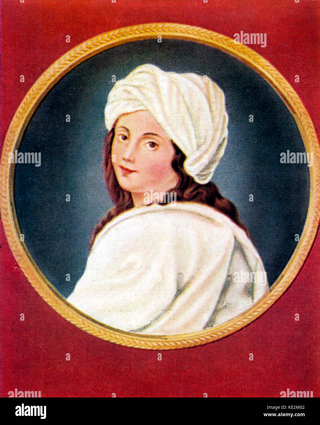 Beatrice Cenci. Portrait de la femme de la noblesse italienne. D'après une peinture par Guido Remi. Berthold Goldschmidt inspiration pour l'opéra de Beatrice Cenci. Banque D'Images