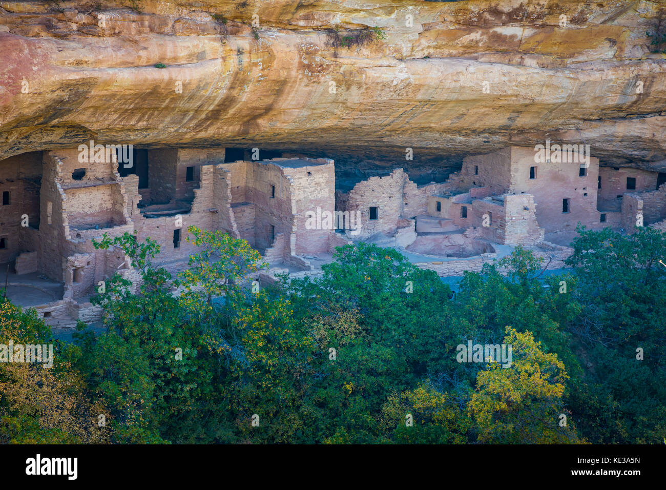 Mesa Verde National Park est un parc national et site du patrimoine mondial situé dans le comté de Montezuma, Colorado. Il protège certains des mieux conservé l'Ance Banque D'Images