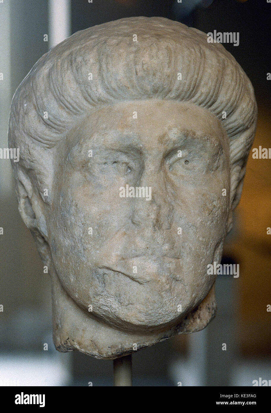 Constantin le Grand (272-337 AD). 57e empereur de l'empire romain. musée archéologique d'istanbul musées (Musée archéologique). La Turquie. Banque D'Images
