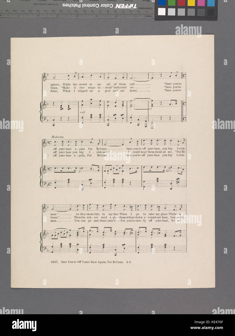 Assurez-vous ! Vous êtes off votre base de nouveau, Pat McCann (NYPL Hadès 4490351692769) Banque D'Images