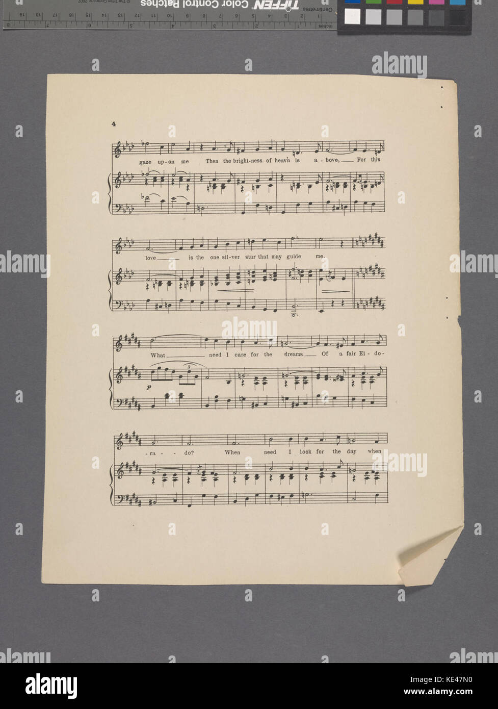 Le Silver Star d'amour (NYPL Hadès 6090161945402) Banque D'Images