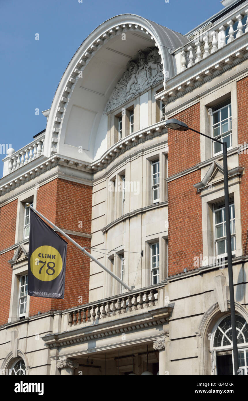 Clink 78 auberge de jeunesse étudiante, King's Cross, Londres, Royaume-Uni. Banque D'Images