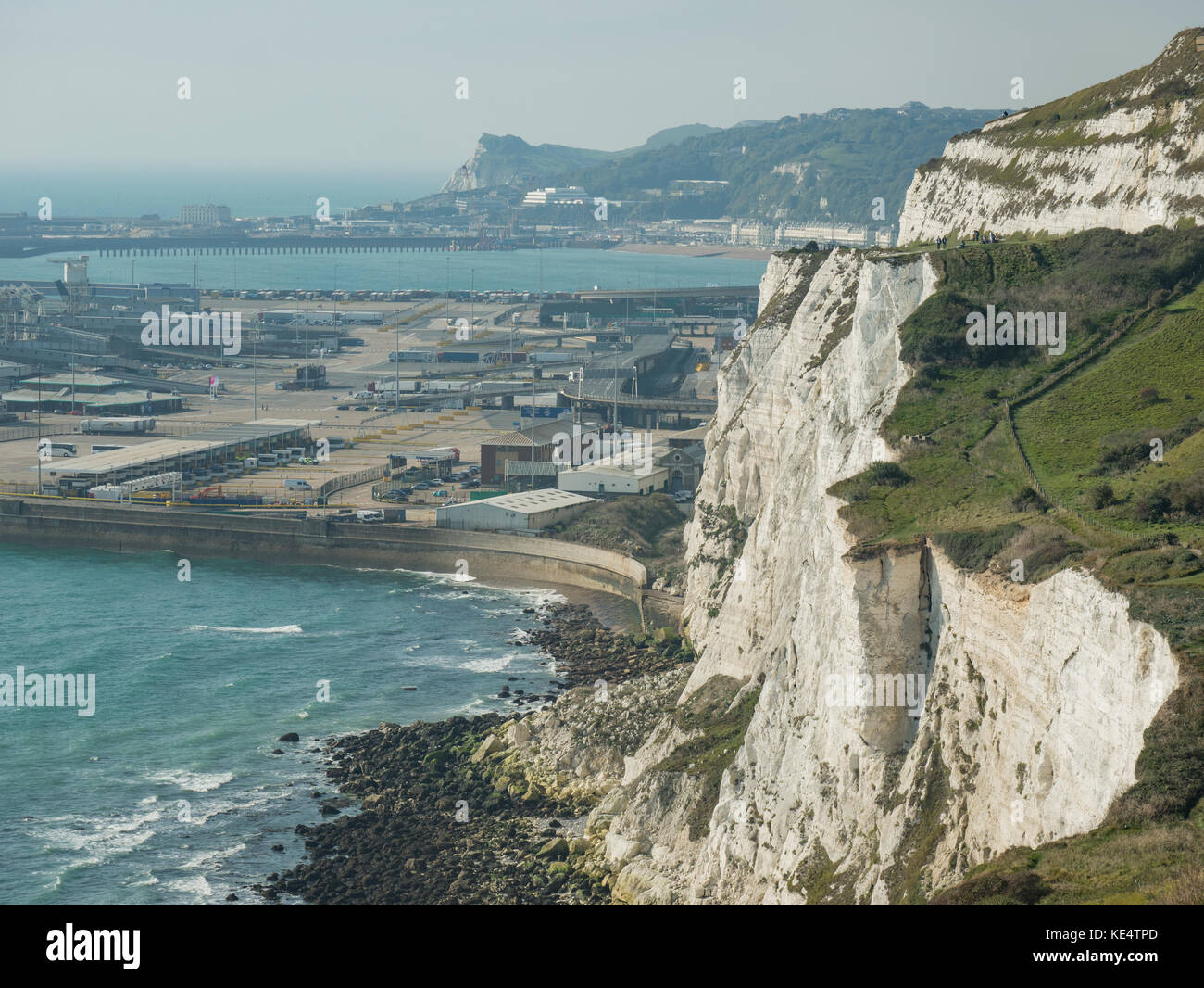 White Cliffs of Dover Banque D'Images