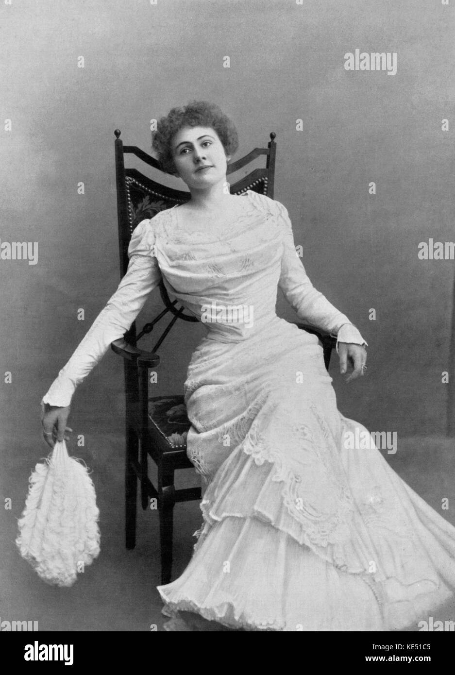 Aino Ackté soprano finlandaise - AA : 23 juillet 1876 - 8 août 1944 Banque D'Images