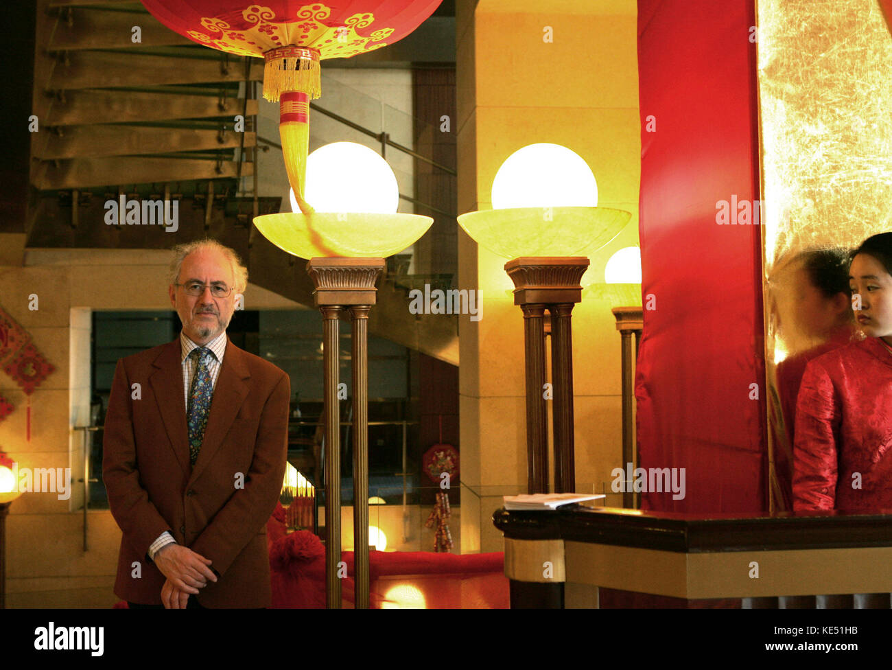 Norman Lebrecht à Beijing 2007 Banque D'Images