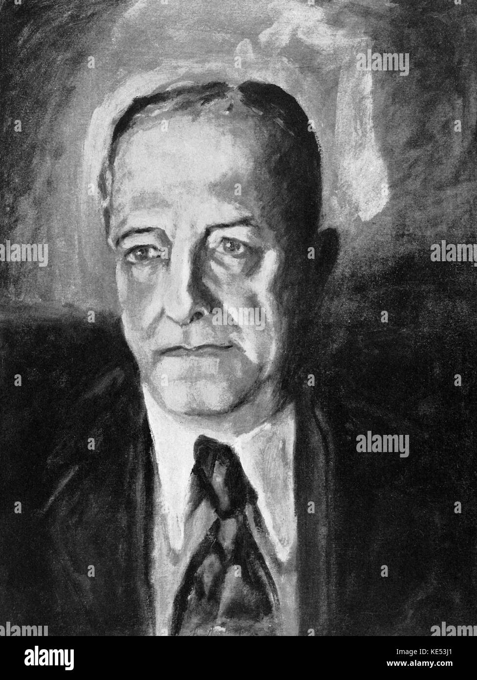 George Gershwin, peinture de son père 1933. Compositeur et pianiste, 26 septembre 1898 - 11 juillet 1937 Banque D'Images