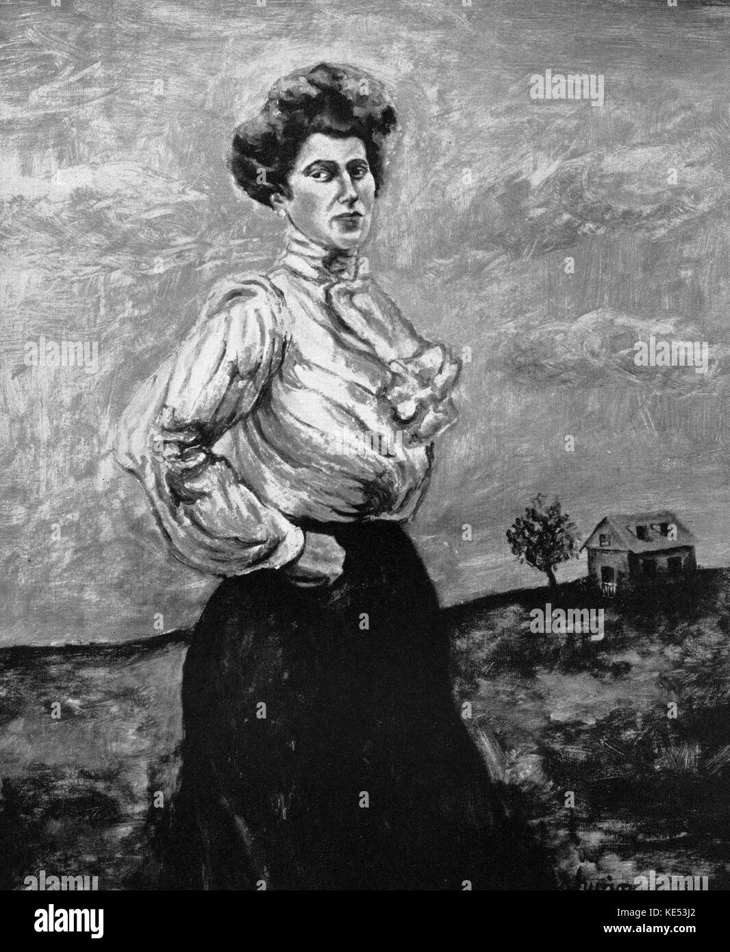 George Gershwin, peinture de sa mère en 1933. Compositeur et pianiste, 26 septembre 1898 - 11 juillet 1937 Banque D'Images