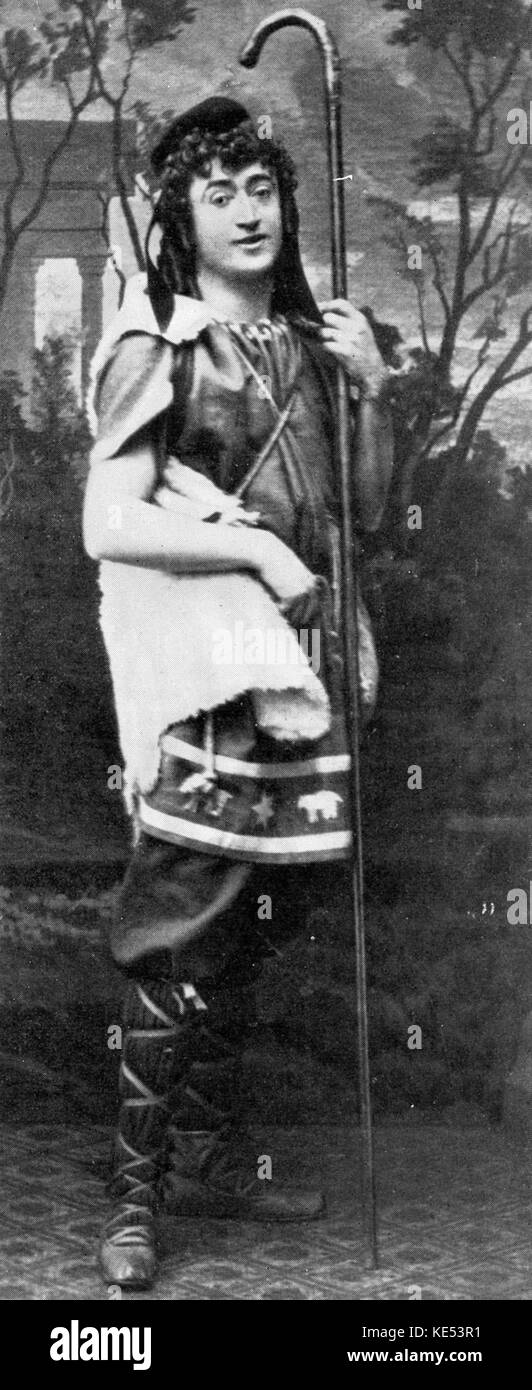 Jacques Offenbach opérette La Belle Hélène avec Jose Dupuis dans rôle de Paris, en première mondiale au théâtre Varietés, Paris1864. Livre écrit par Henri Meilhac et Ludovic Halevy, basé sur le jeu par l'écrivain allemand Carl Kramer. Compositeur allemand/français (1819-1880) Banque D'Images