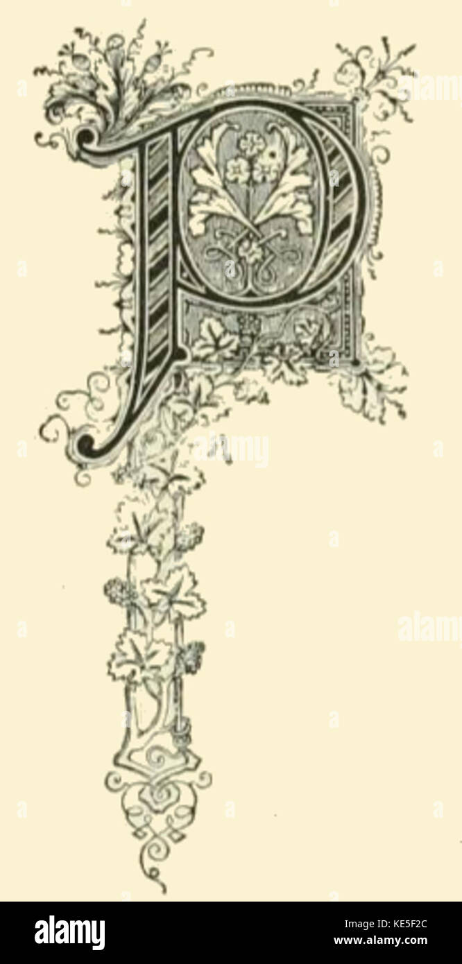 Grande lettre P Dimensions Banque D'Images