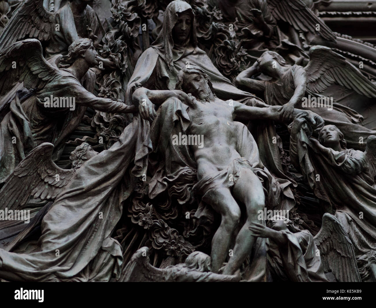 Portes du Duomo de Milan Banque D'Images