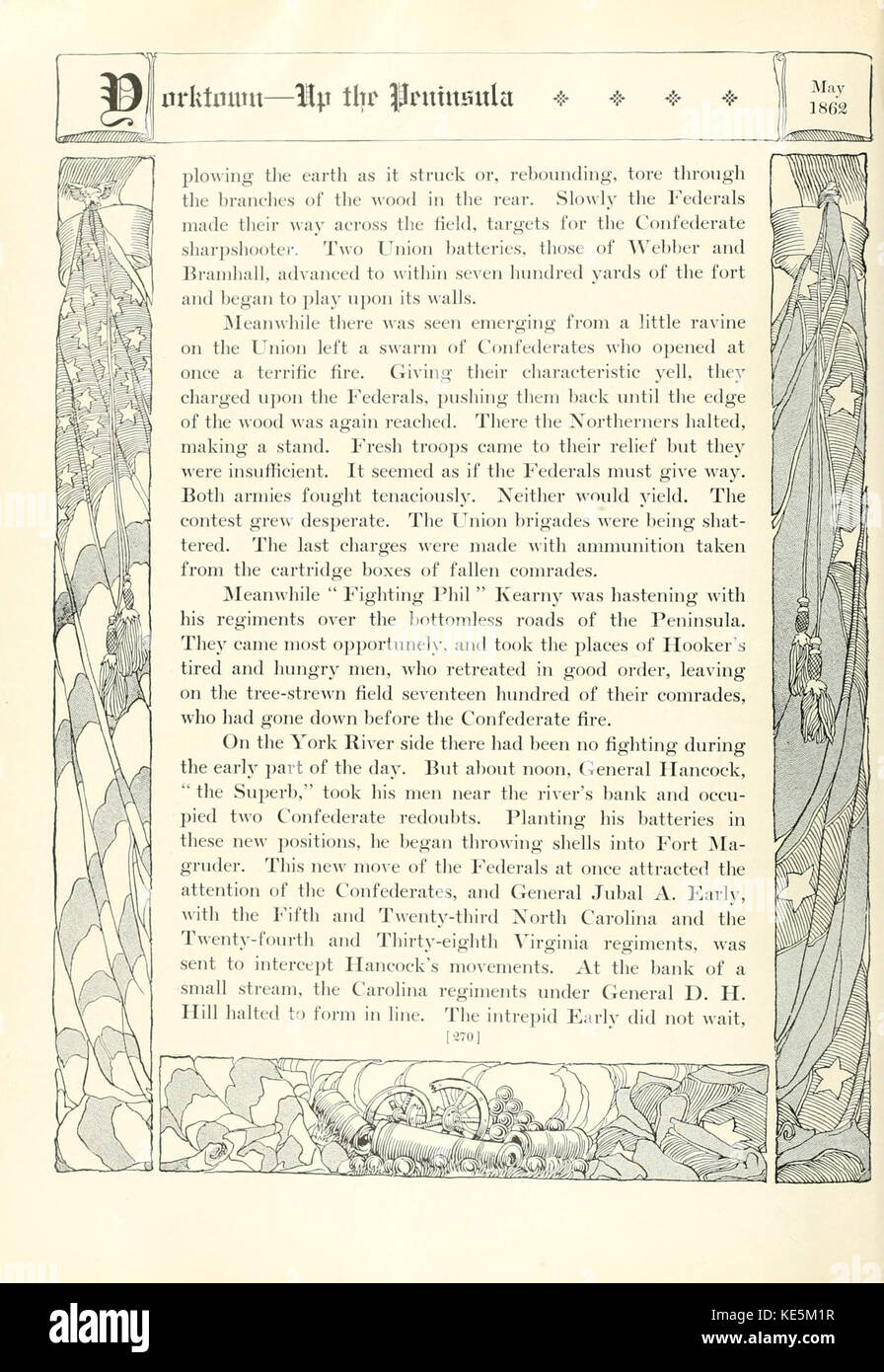 L'histoire photographique de la guerre civile, Volume 01 Page 281 Banque D'Images