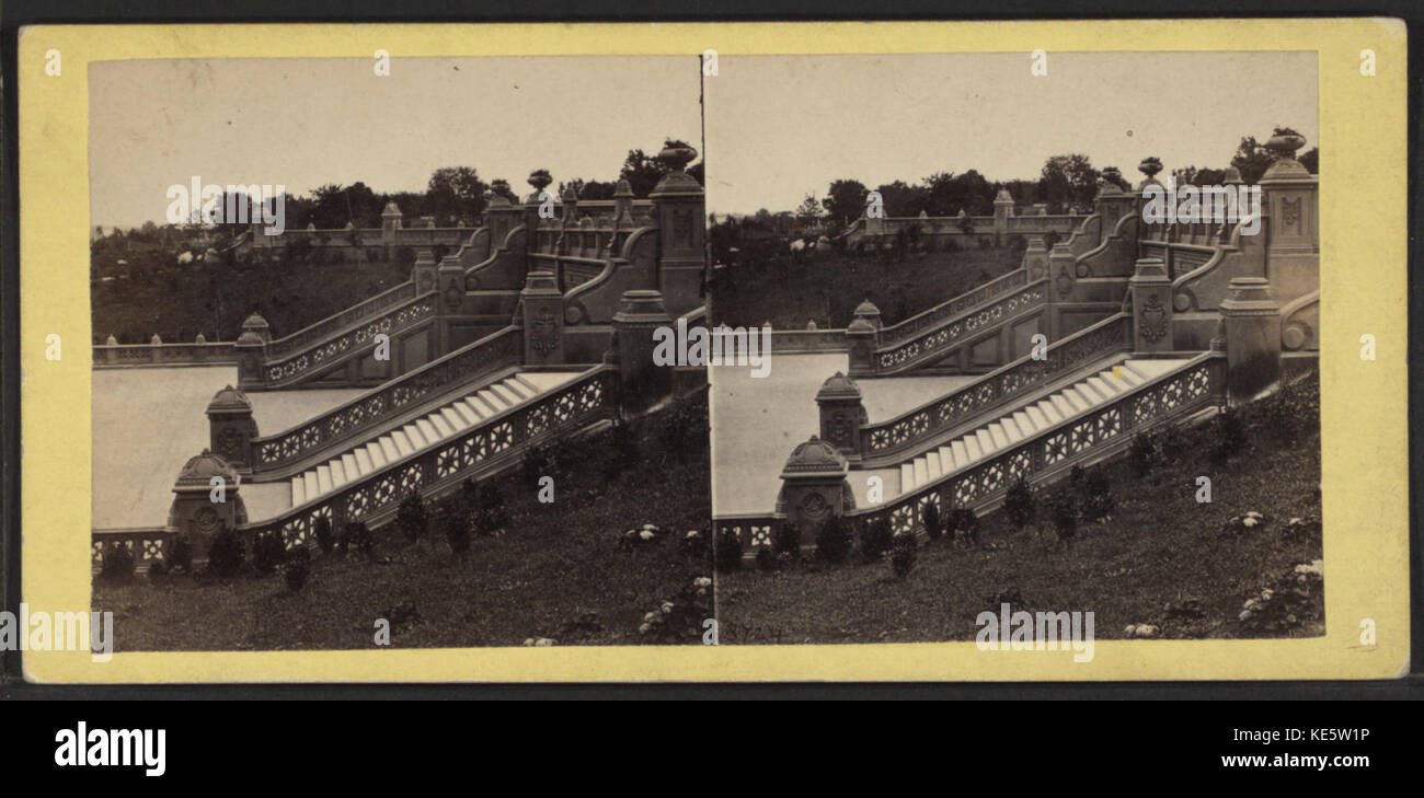 La terrasse en marbre, par T. C. Roche Banque D'Images
