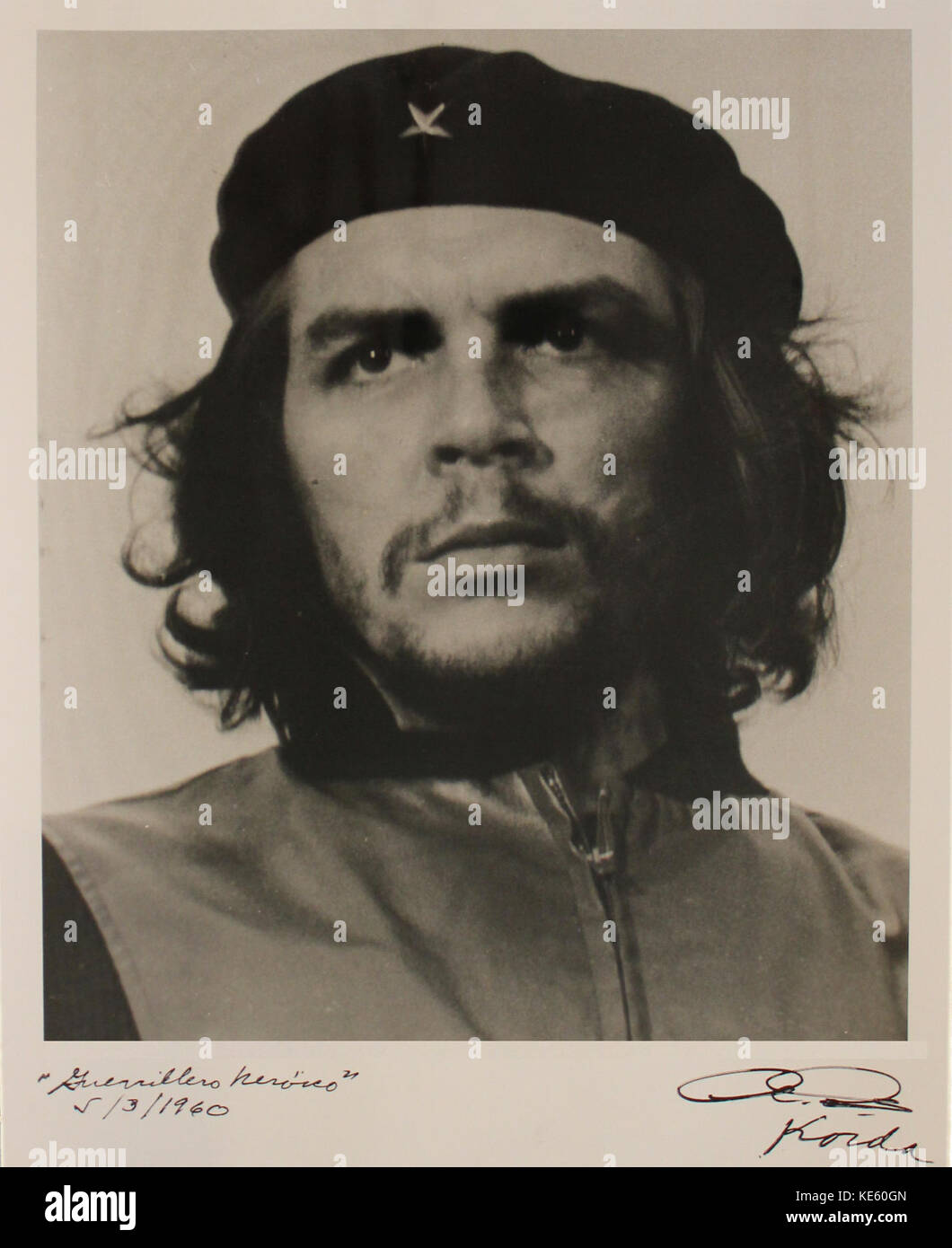 FileGuerrillero Heroico signé par Alberto Korda frontières y compris Banque D'Images