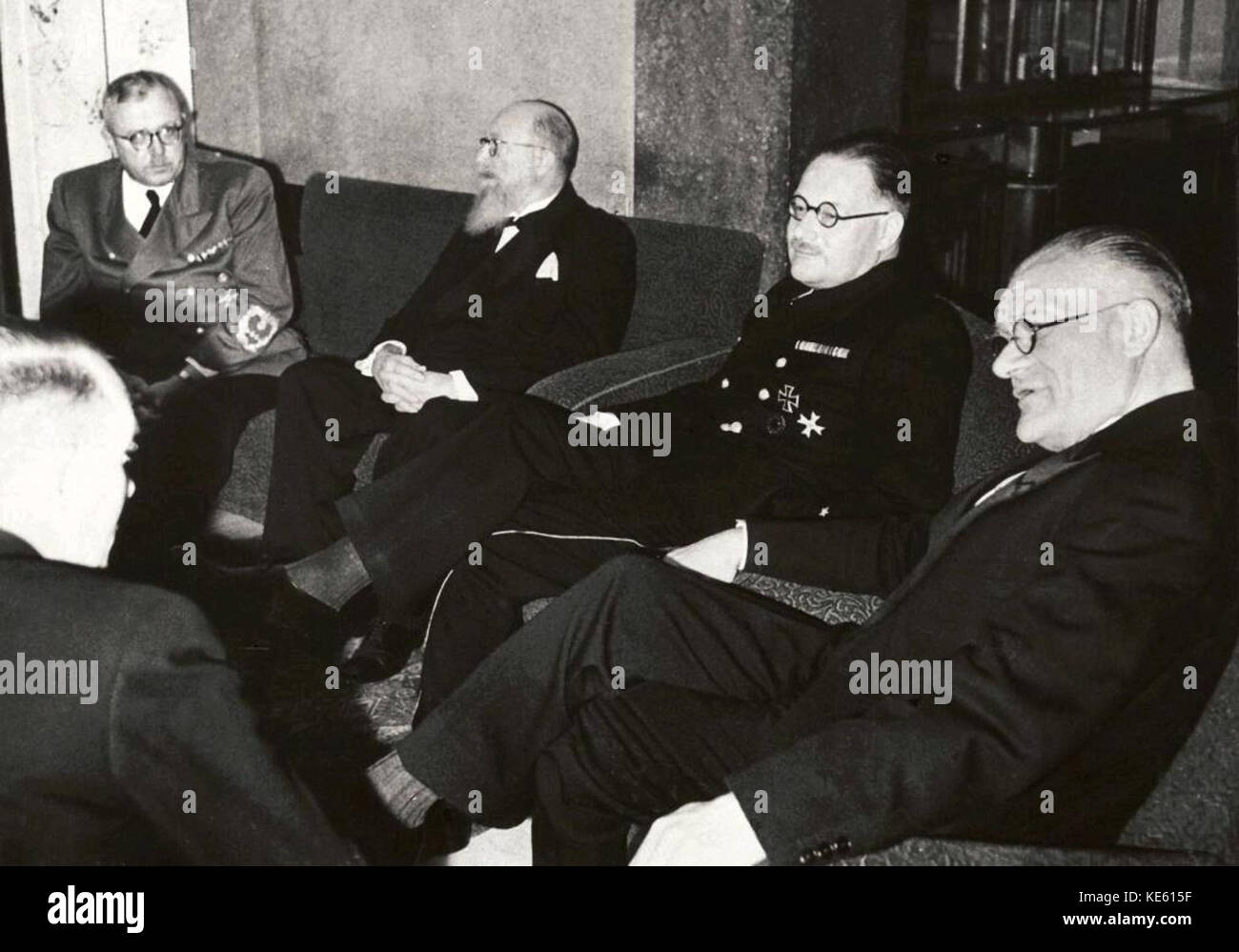 Réunion à Dansk Forening allemand 1941 Banque D'Images