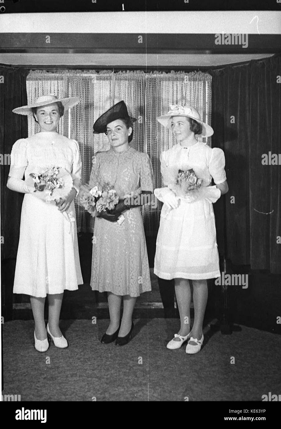 26813 Mme Bell portraits mariage Balgowlah Banque D'Images