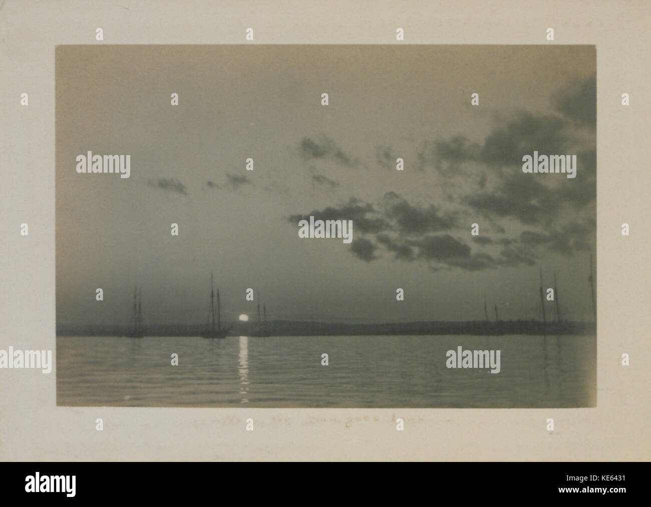 Quand le soleil se couche (HS85 1017801) Banque D'Images