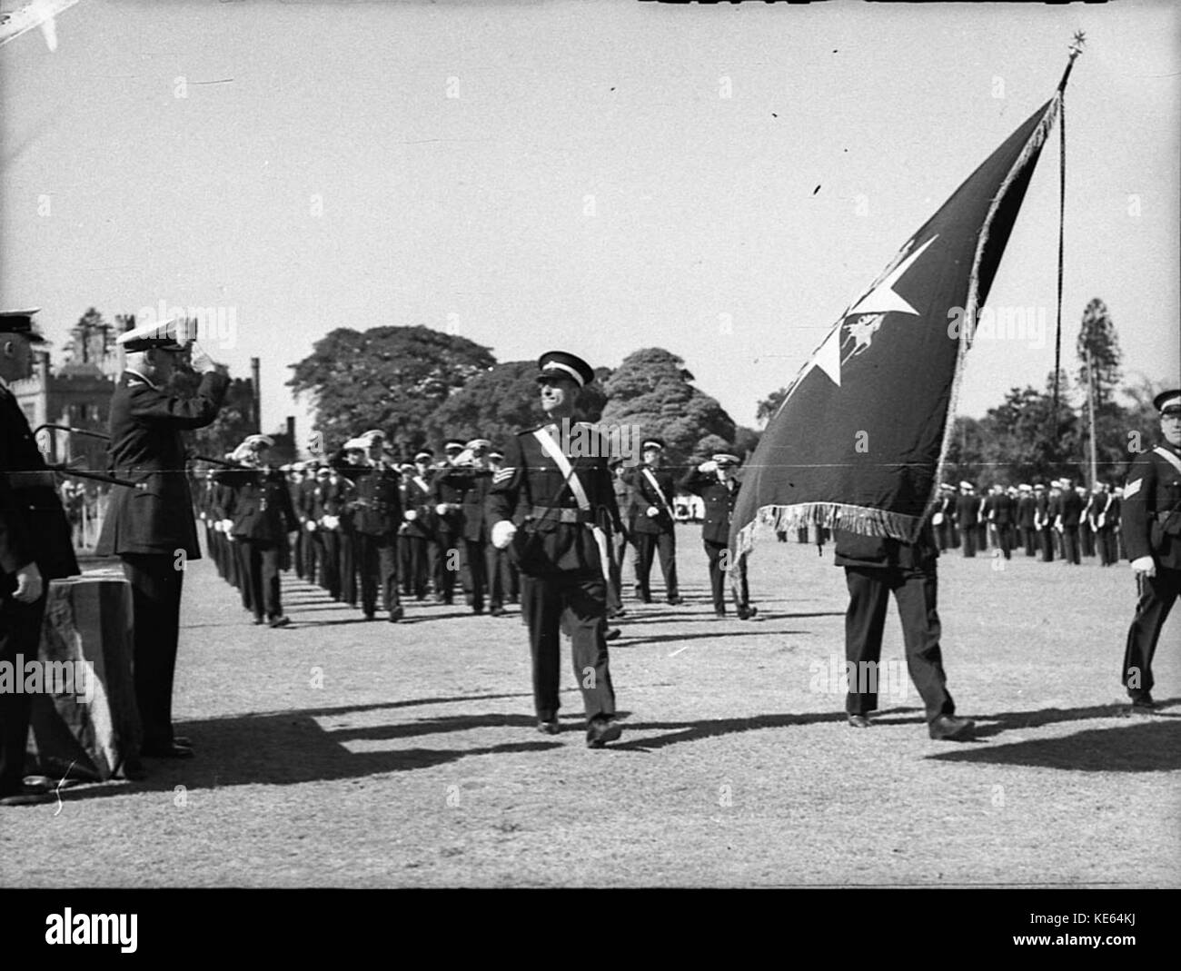 27464 St Johns Ambulance parade Banque D'Images