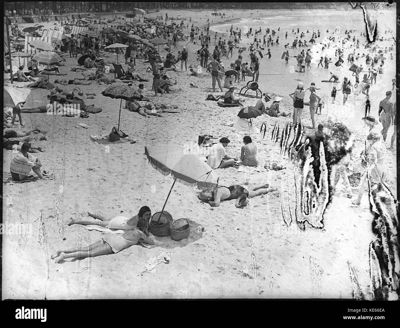 28316 Plage de Manly Banque D'Images