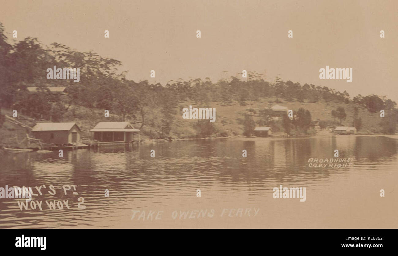 Woy Woy 797043 Pt Avci prendre ferry Owens Banque D'Images