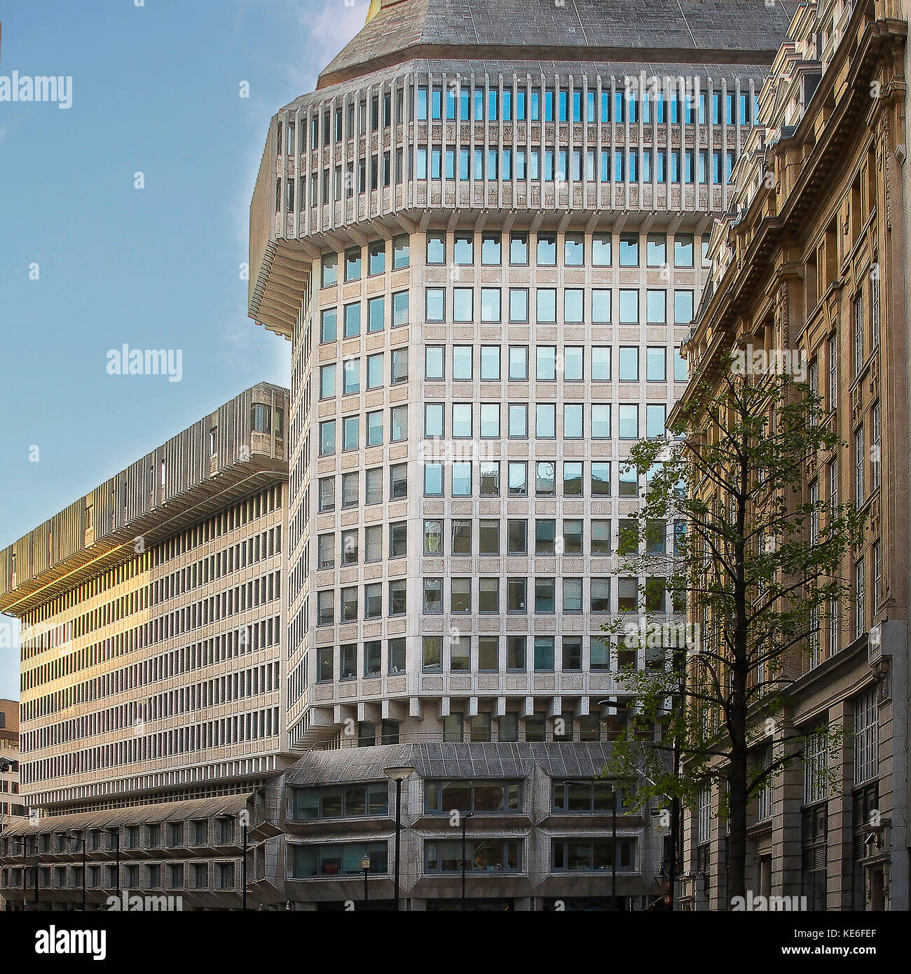 Ministère de la Justice et le Service de cours et tribunaux, Londres ,Architecture Building-Brutalism Banque D'Images