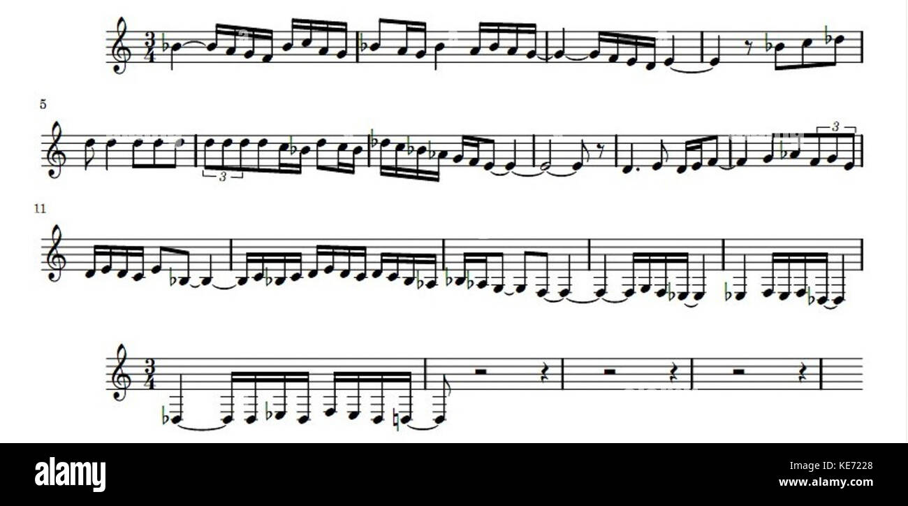 Le Boléro de Maurice Ravel est une pièce orchestrale en un mouvement, créée en 1928. Il est connu pour sa mélodie répétitive et son crescendo progressif, créant un effet puissant et hypnotique. La pièce est largement considérée comme l'une des compositions les plus célèbres de Ravel. Banque D'Images