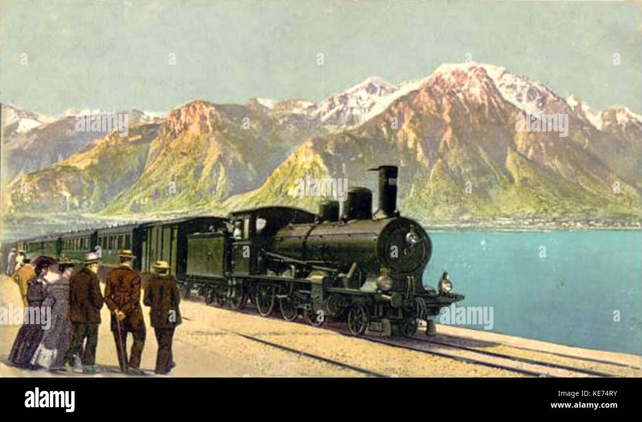 OS B 34 Am Genfersee Banque D'Images