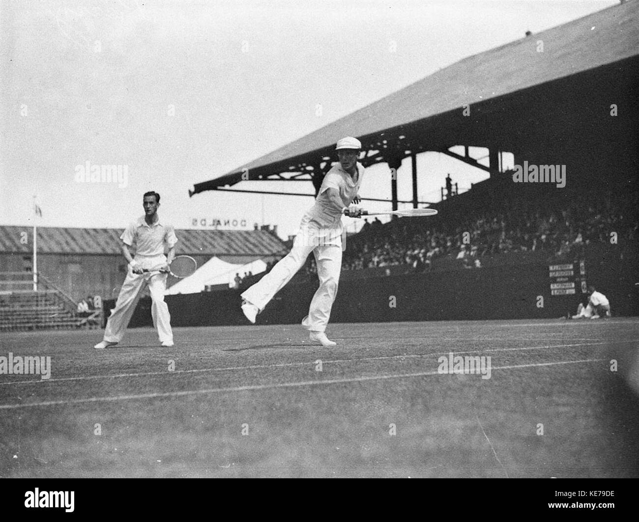 51714 Fred Perry et G Pat Hughes Banque D'Images