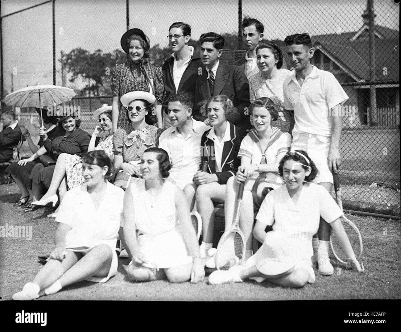 22719 tennis juif Banque D'Images