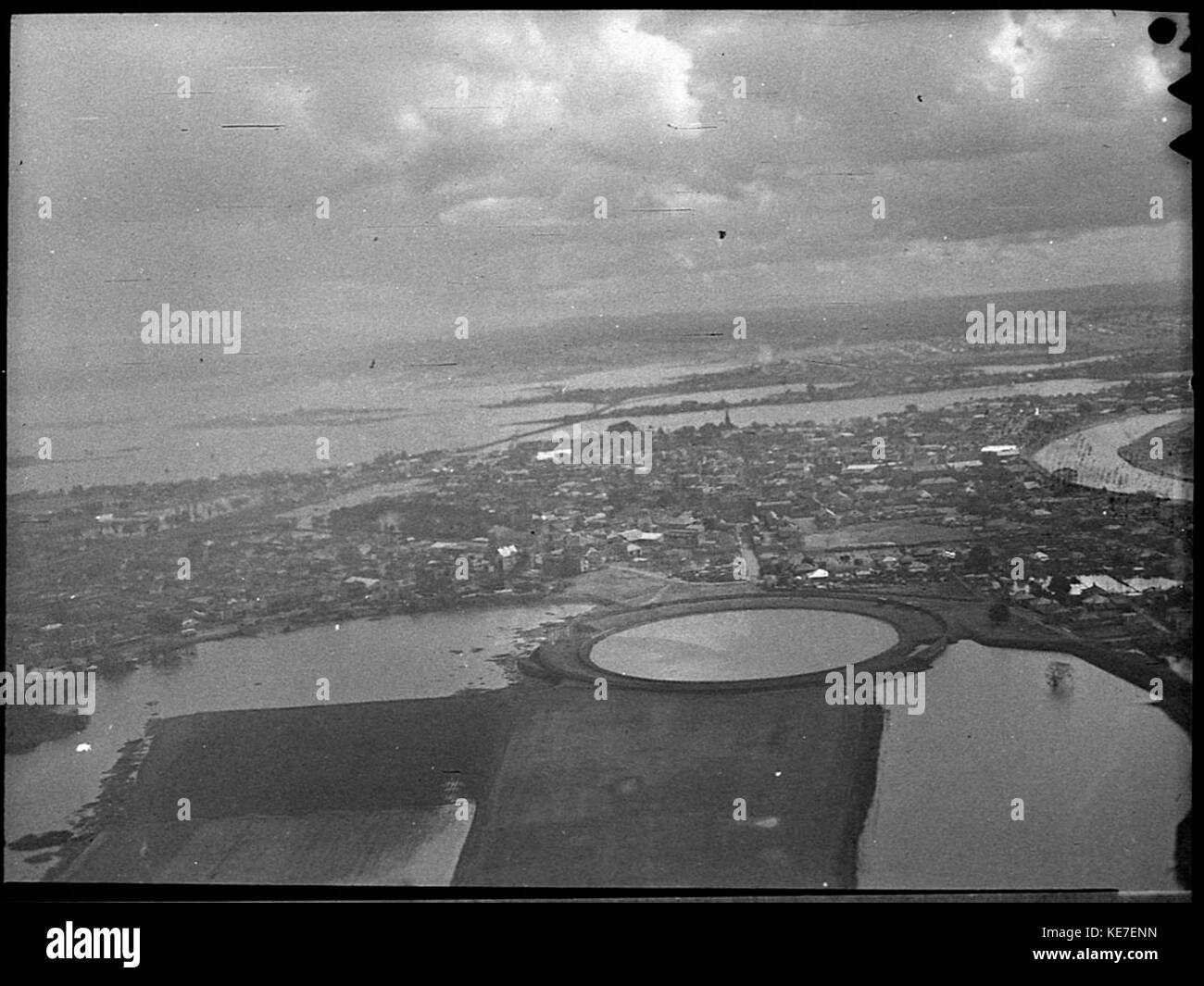 Les dommages causés par les inondations Maitland 31297 Banque D'Images