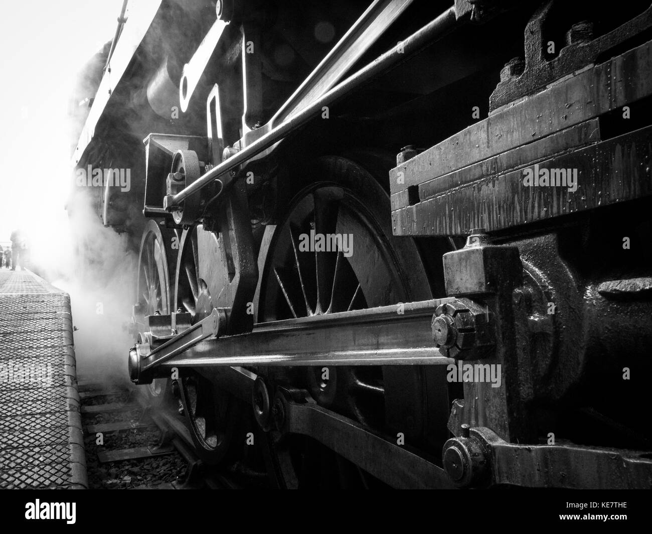 Sherringham train à vapeur Banque D'Images