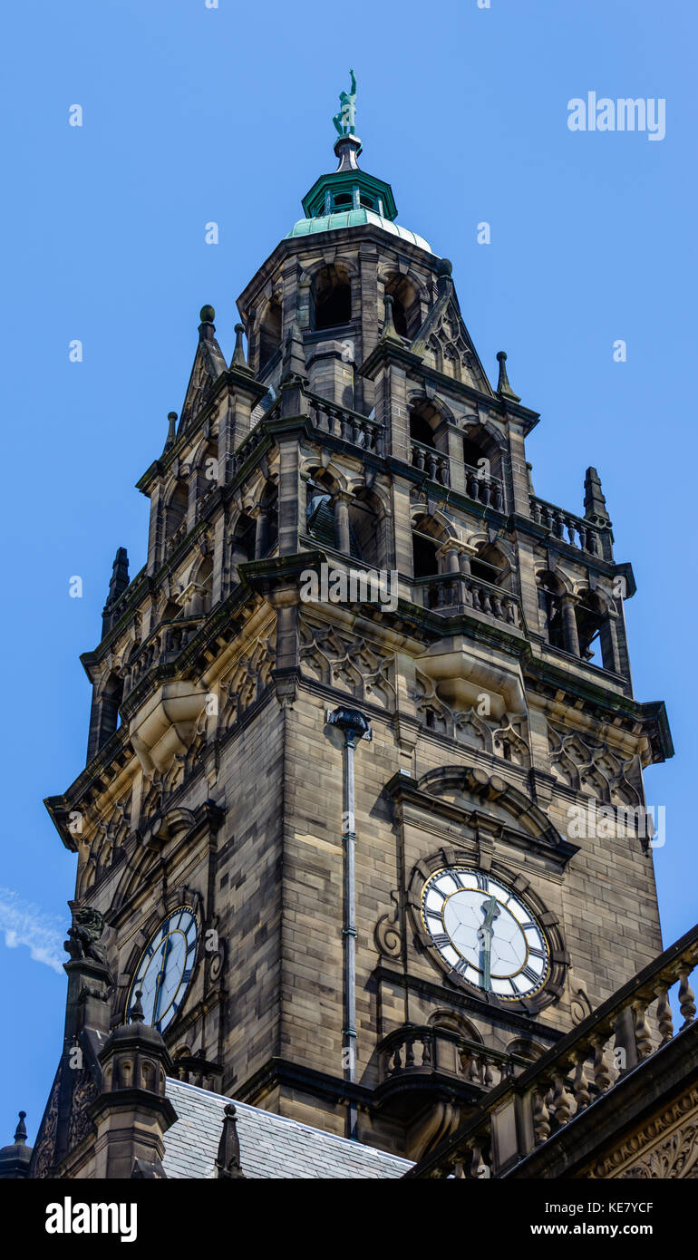 Hôtel de ville de Sheffield, Sheffield, South Yorkshire, Angleterre Banque D'Images