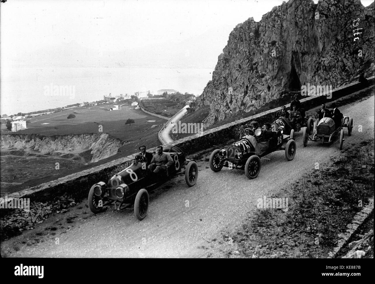 Aquila Italiana à l'équipe 1913 Targa Florio Banque D'Images