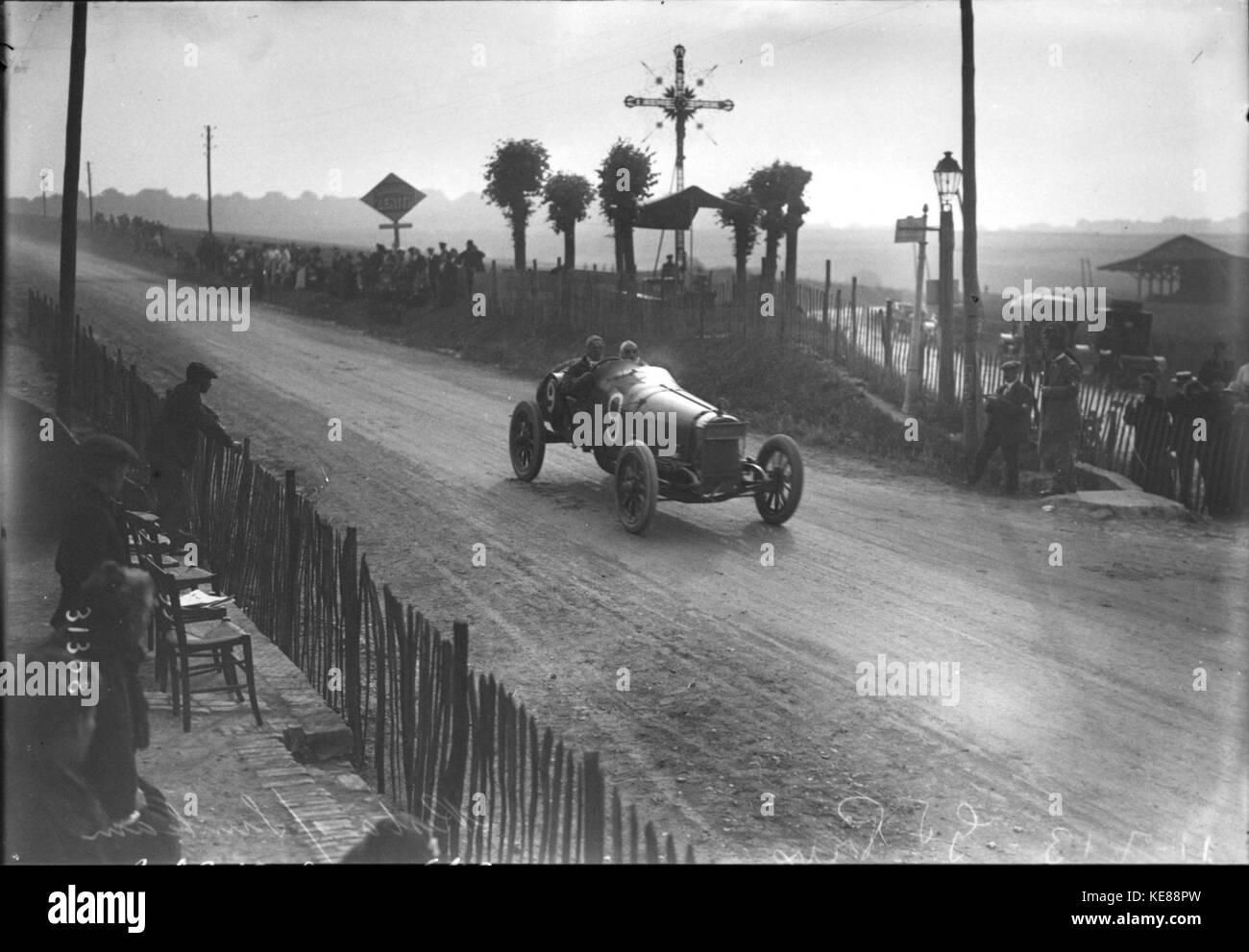 Dario resta au Grand Prix de France 1913 (3) Banque D'Images
