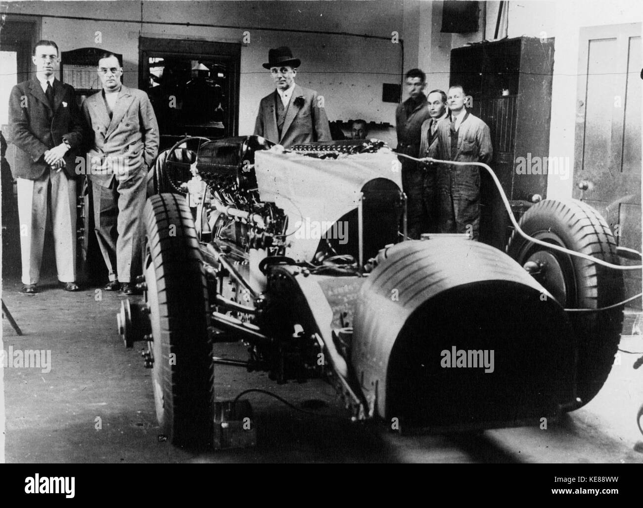 La nouvelle de l'Oiseau Bleu de sir Malcolm Campbell 1932 Banque D'Images