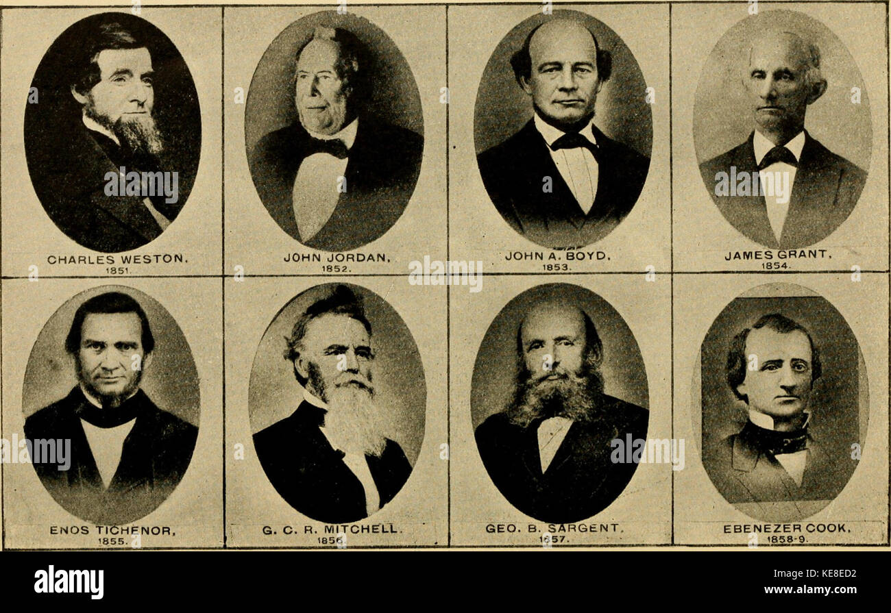 Entre eux était le bon vieux temps, à Davenport, Iowa Comté de Scott (1922) (14777024784) Banque D'Images