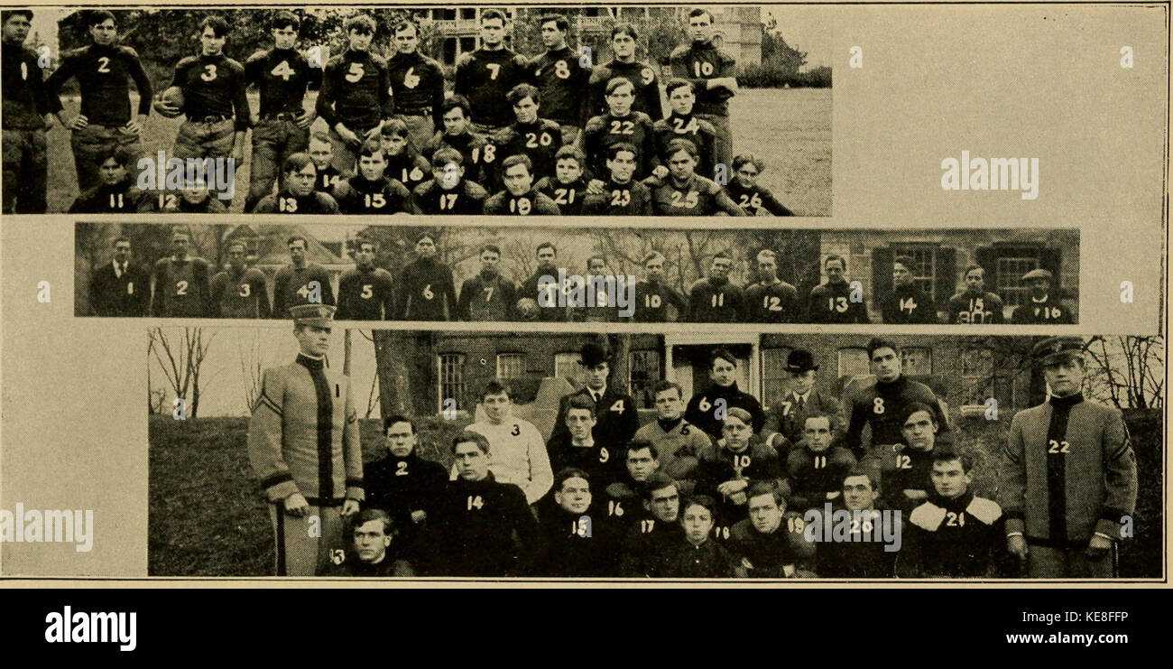 La National Collegiate Athletic Association football guide. Le règlement officiel d'adresses et enregistrer livre de College Football (1907) (14798070893) Banque D'Images